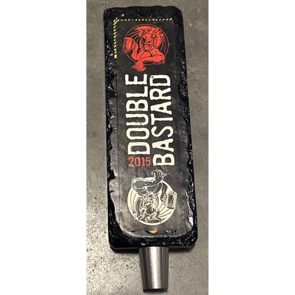 STONE Arrogant Bastard Ale Beer Tap Handle Label Is A Sticker Rare/MAN CAVE 8"